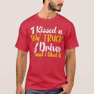 Camiseta Eu beijei um motorista de guincho garoto dos anos
