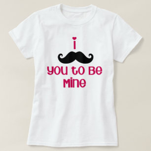 Camiseta eu "bigode" você ser meu
