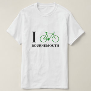 Camiseta Eu Bike BORNEMOUTH (o ícone verde da bicicleta)