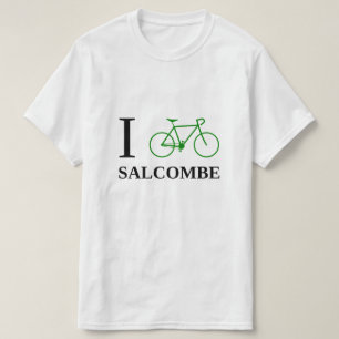 Camiseta Eu Bike SALCOMBE (o ícone verde da bicicleta)