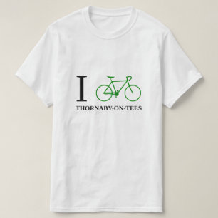 Camiseta Eu Bike THORNABY-ON-TEES (o ícone verde da