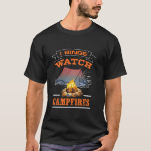 Camiseta Eu Binge Observar Homens Mulheres Meninas Engraçad
