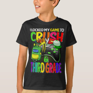 Camiseta Eu Bloqueei Meu Jogo Para Esmagar O Terceiro Grau