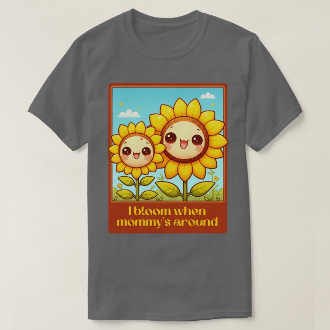 Camiseta Eu Bloqueio Quando A Mamãe Está Ao Redor Do Dia de (Frente do Design)