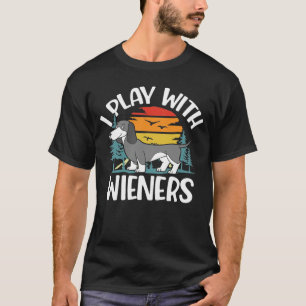 Camiseta Eu Brinco Com Wieners - Engraçadinhos
