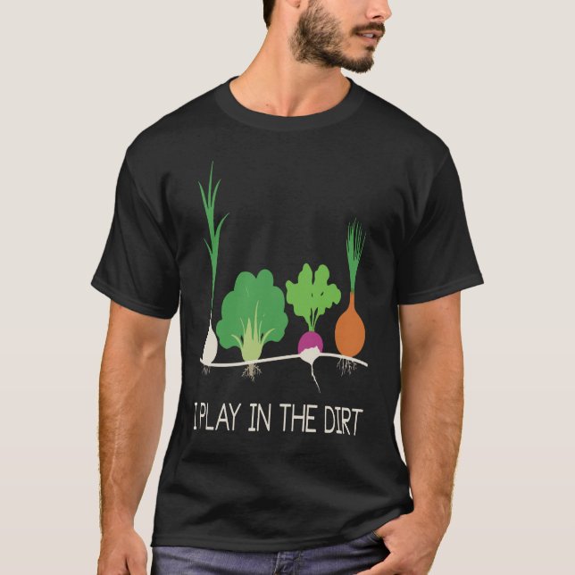 Camiseta Eu Brinco Na Terra Jardim  Shi (Frente)
