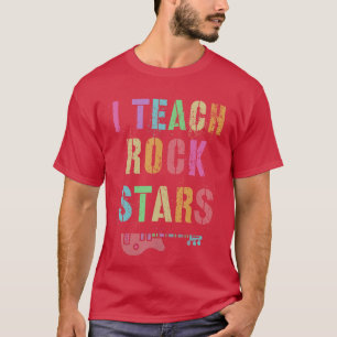 Camiseta Eu cada ROCKSTARS Banda Vibeseacher Rocks Minha Mú