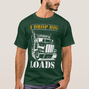 Camiseta Eu Caio Cargas Grandes - Diesel Semi Trailer Drive