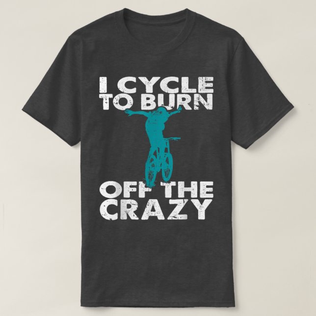 Camiseta Eu Caio Para Queimar O Ciclo Engraçado E Engraçado (Frente do Design)