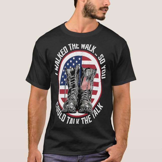Camiseta Eu Caminhei A Caminhada Para Você Conversar A Pale (Frente)