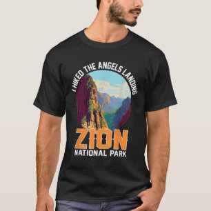Camiseta Eu Caminhei Até o Angels Landing Zion National Par
