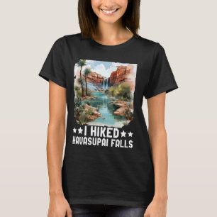 Camiseta Eu Caminhei Em Havasupai Falls Waterfall Grand Can