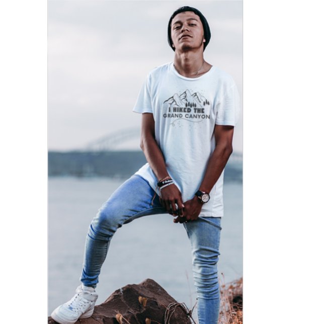 Camiseta eu caminhei no Grand Canyon engraçado caminhando (Criador carregado)