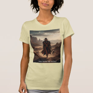 Camiseta Eu Caminho Com a Arte da Jornada Espiritual Sagrad