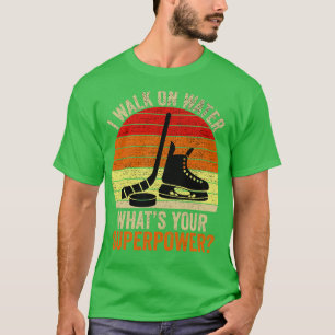Camiseta Eu Caminho Na Água O Que Seu Super Poder Engraçado