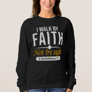 Camiseta Eu Caminho Por Bíblia Faith-Christian Verse Escrit