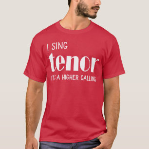 Camiseta Eu canto É um Presente de Cantor Vocal de Chamada