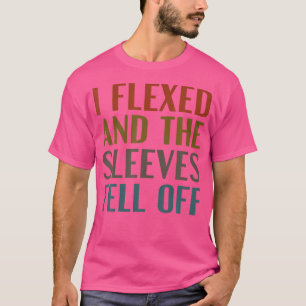 Camiseta Eu Capas Flexas Caiu Engraçada De Peso Do Construt