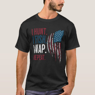 Camiseta Eu Cego. Eu Peço. Eu Dormi. Repito. Bandeira Ameri