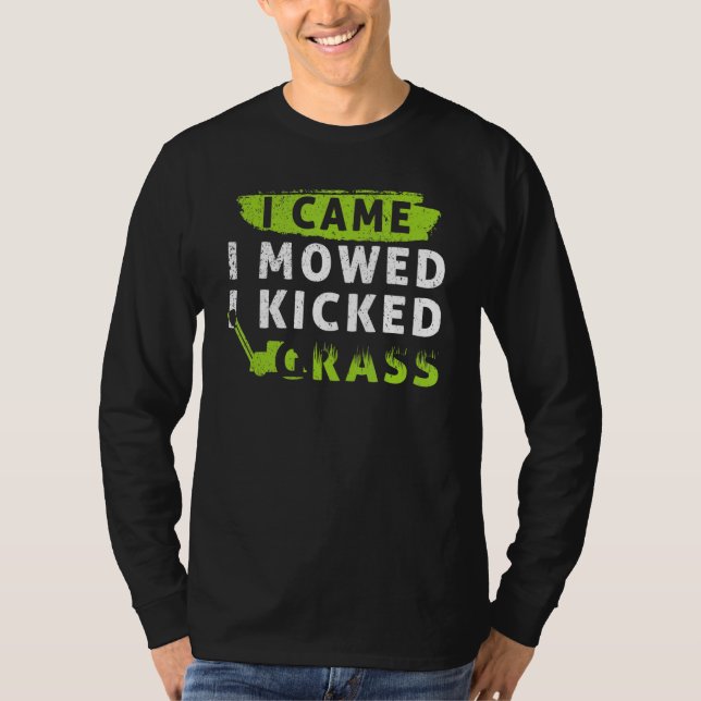 Camiseta Eu Cheguei A Pensar Que Eu Chocava Grama, Jardinag (Frente)