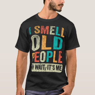 Camiseta Eu Cheiro Pessoas Velhas É Meu Mais velho Engraçad