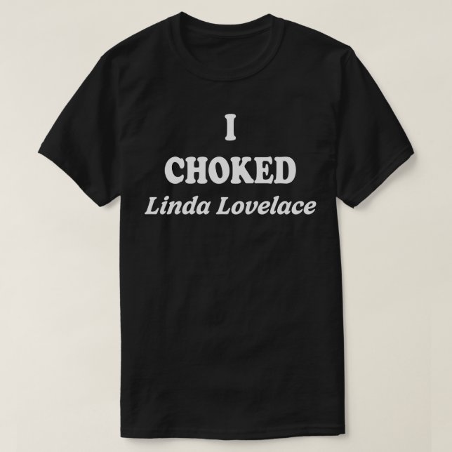 Camiseta Eu Choquei Linda Lovelace (Frente do Design)