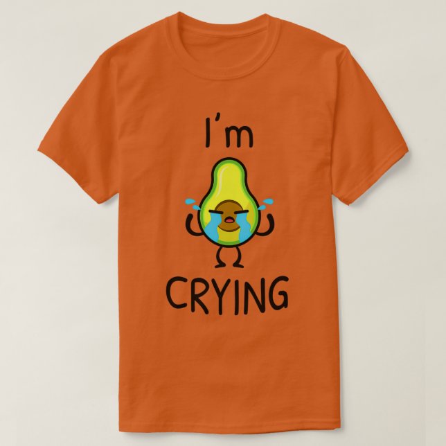 Camiseta Eu Choro Avocado (Frente do Design)