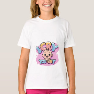 Camiseta Eu Choro, Comprar Engraçado Citação De Bebê