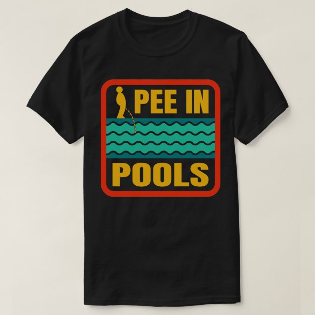 Camiseta Eu Choro Nas Piscinas Engraçado Verão (Frente do Design)