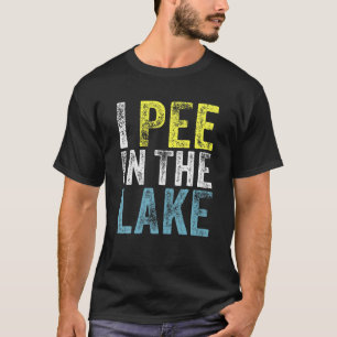 Camiseta Eu Choro No Lago Engraçado Férias De Verão Camp