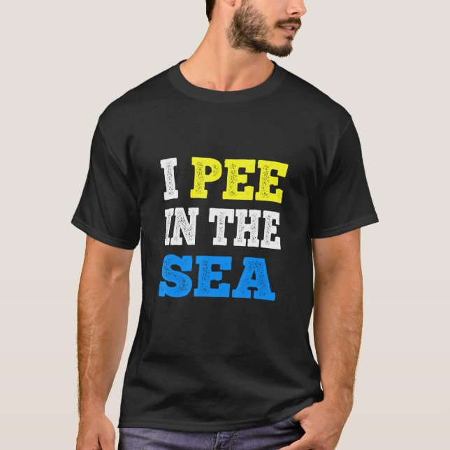 Camiseta Eu Choro No Oceano Oceânico Verão (Frente)