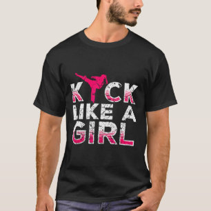 Camiseta Eu Chuto Como Uma Garota-karate Kickboxing Garotas