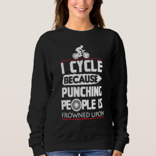 Camiseta Eu Ciclo Porque Punho A Bicicleta De Montanha Pess
