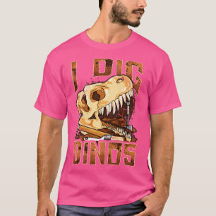 Camiseta Eu Cigo Dinos Dinossauro Paleontólogo Fossils Engr