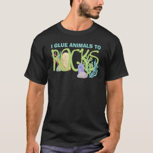 Camiseta Eu Colo Epóxi Em Animais Nas Rochas Aquário Aquari