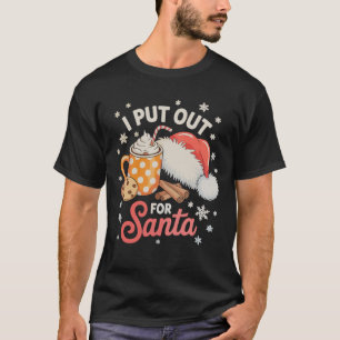 Camiseta Eu Coloco Cookies Para Papai Noel Cacau Quente Nat