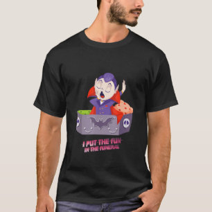 Camiseta Eu Coloquei A Diversão Em Engraçados Funerais