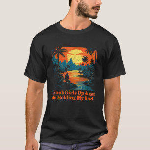 Camiseta Eu Coloquei Garotas Pescando Pai Humor De Pescador