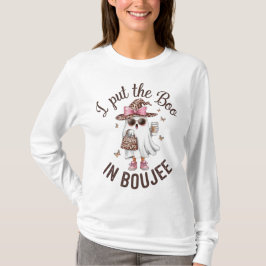 Camiseta Eu coloquei o boo em boujee, um fantasma bonito de