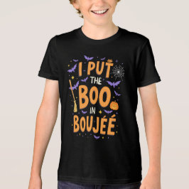 Camiseta Eu Coloquei O Boo No Fantasma Do Dia de as Bruxas