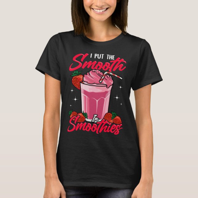 Camiseta Eu Coloquei Suave Em Morango Vermelho Suave (Frente)