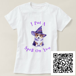 Camiseta Eu Coloquei Um Espelho Em Você, Bruxa De Corgi
