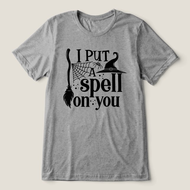 Camiseta "Eu Coloquei Um Feitiço Em Você" (Design frontal)
