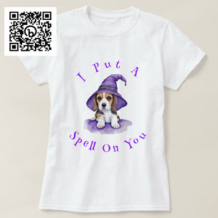 Camiseta Eu Coloquei Um Spelle Em Você, Bruxa De Beagle