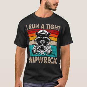 Camiseta Eu Comando um Navio Encalhado Capitão de Barco Vin