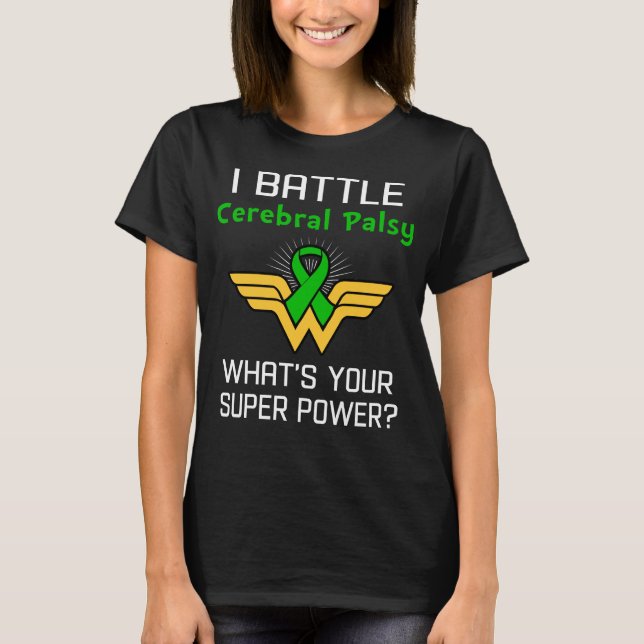 Camiseta Eu Combato a Célula Cerebral. Qual é a sua superpo (Frente)