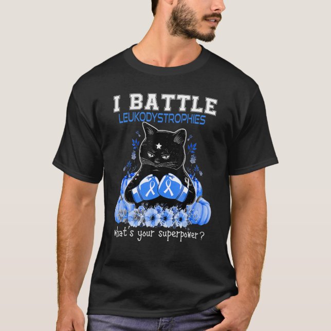 Camiseta Eu Combato Leucodistrofias Cegueira (Frente)