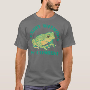 Camiseta Eu Começo Sem Meu Consentimento Sapo Surreal Engra