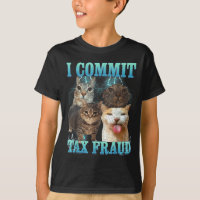Eu Cometo Fraude Fiscal Gato Engraçado Meme Bootle