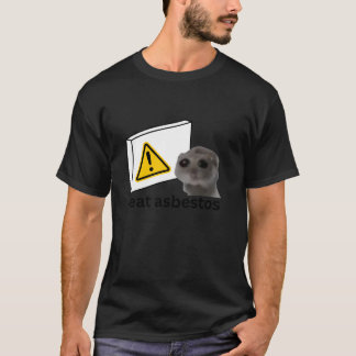 Camiseta Eu Comi Amianto Engraçado Memória Triste De Hamste